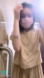 leoncinobb : 滿秒❤️在廁所內偷偷的解扣 深藍色法式內衣讓你滿滿的手感💦💦💦